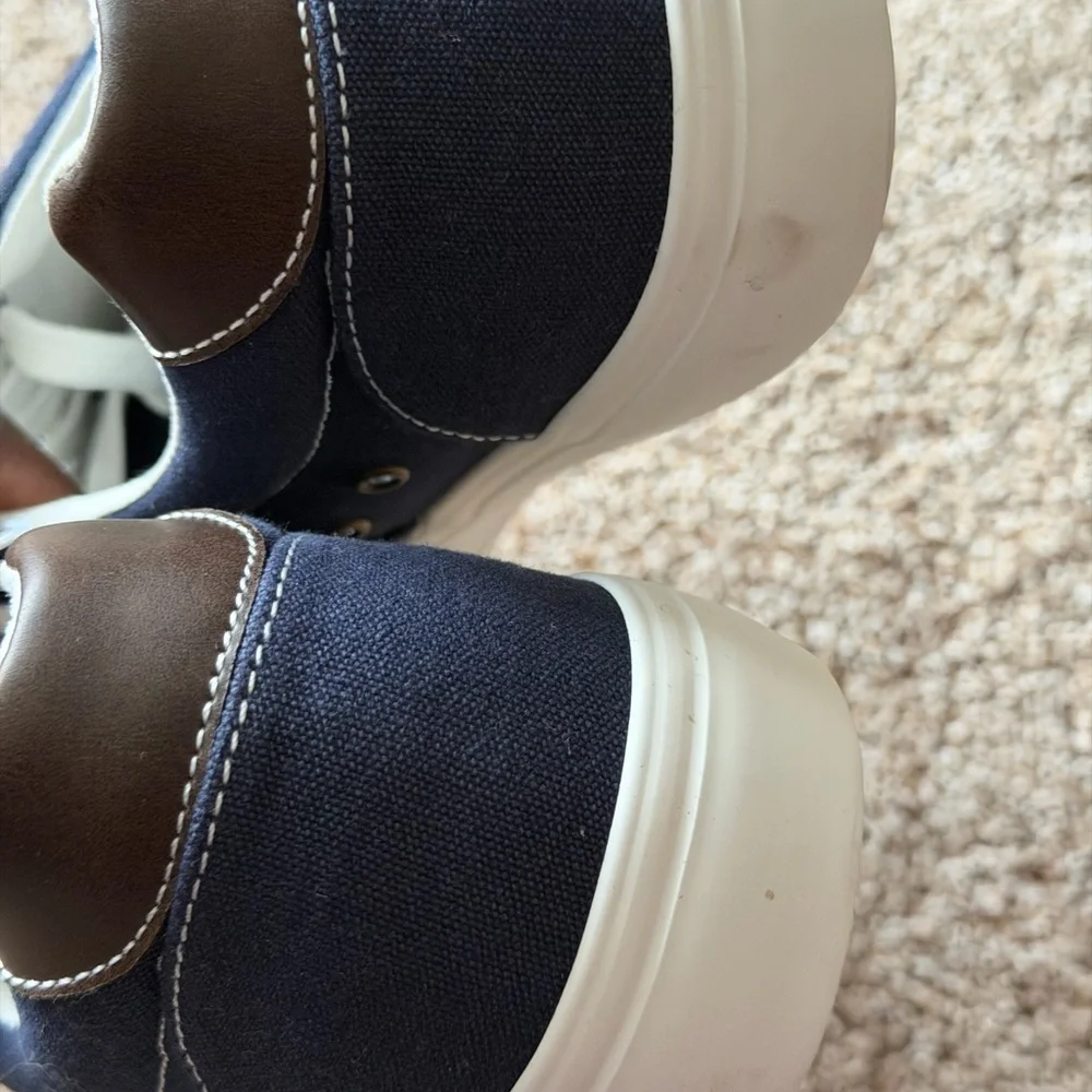 J. Crew Navy‎ Canvas Sneakers NWT Sz 10-M
